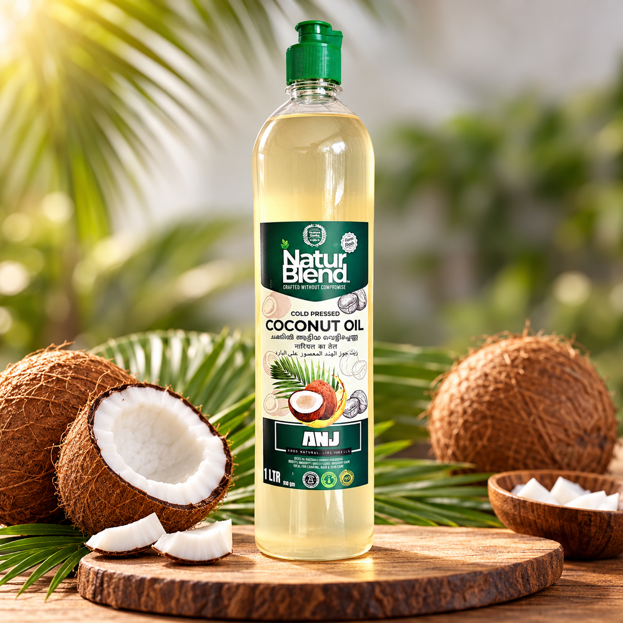 Natur Blend Cold Pressed Coconut Oil – 1 Litre